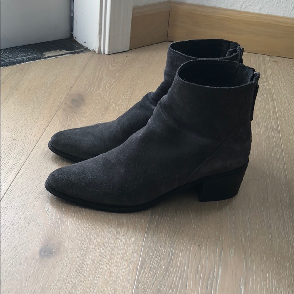 Dolce vita suede ankle booties
